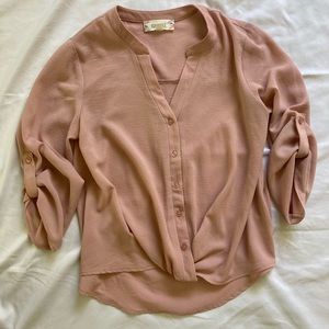 PINK ROSE Pink Blouse- Size S